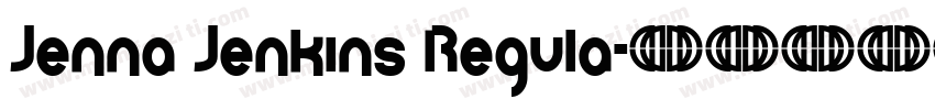 Jenna Jenkins Regula字体转换